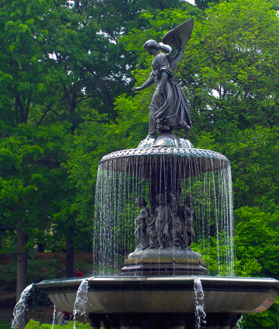 Bethesda Fountain in Central Park; photo courtesy Dan4th Nicholas